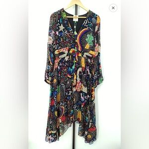 NWT Farm Rio Borogado Midi Dress